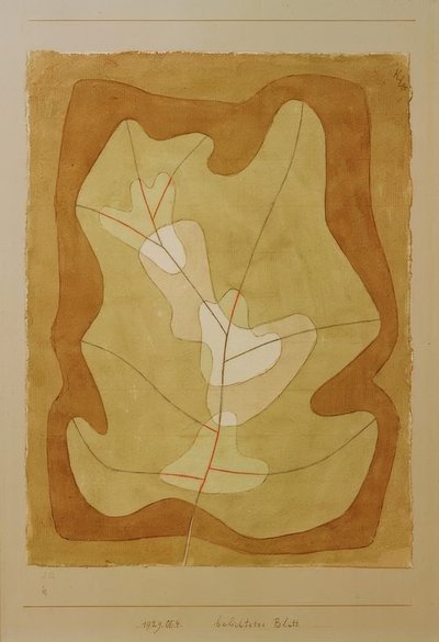 Exposed Sheet by Paul Klee